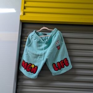 High Life Men's Athletic Shorts - Light Blue